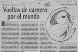 Vueltas de carnero por el mundo  [artículo] Miguel Arteche.