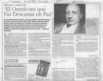 "El omnívoro que fui descansa en paz"  [artículo] Beatriz Berger.