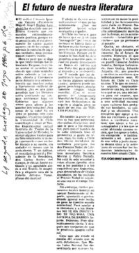El futuro de nuestra literatura