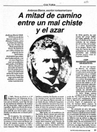 A mitad de camino entre un mal chiste y el azar