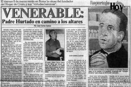 Venerable, Padre Hurtado en camino a los altares