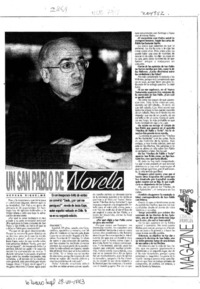 Un San Pablo de novela  [artículo] Hernán Riquelme.