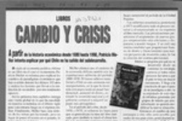 Cambio y crisis  [artículo] C. H.