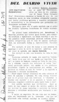 ¡Los equívocos homofonos!