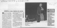 América, una fusión de amor y sangre  [artículo] Diona.