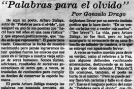 "Palabras para el olvido"