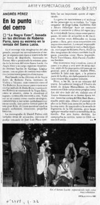 En la punta del cerro  [artículo] H. E.