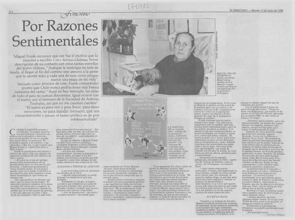 Por razones sentimentales