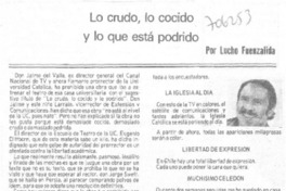 Lo crudo, lo cocido y lo que está podrido