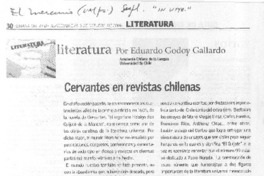 Cervantes en revistas chilenas