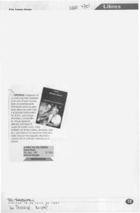 Libros  [artículo] Andrés Gómez.