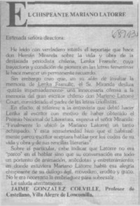 El chispeante Mariano Latorre