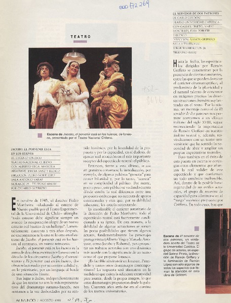 El servidor de dos patrones  [artículo] Eduardo Guerrero.