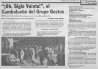 Oh, siglo XX!", el cambalache del grupo Gestus