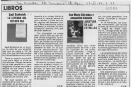 Libros  [artículo] H. V. M.