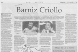 Barniz criollo