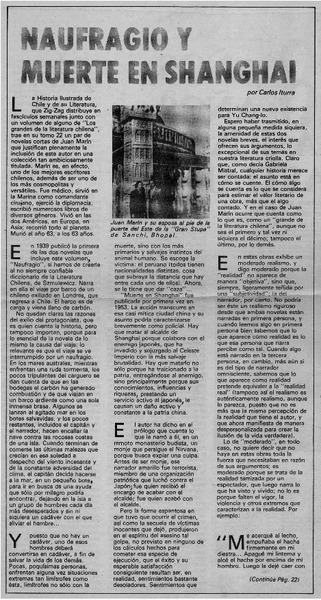 Naufragio y Muerte en Shanghai