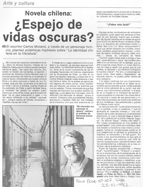 Espejo de vidas oscuras?