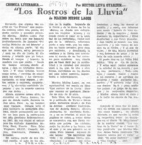 Los rostros de la lluvia