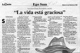 "La vida está graciosa"  [artículo] Ana María Sanhueza.