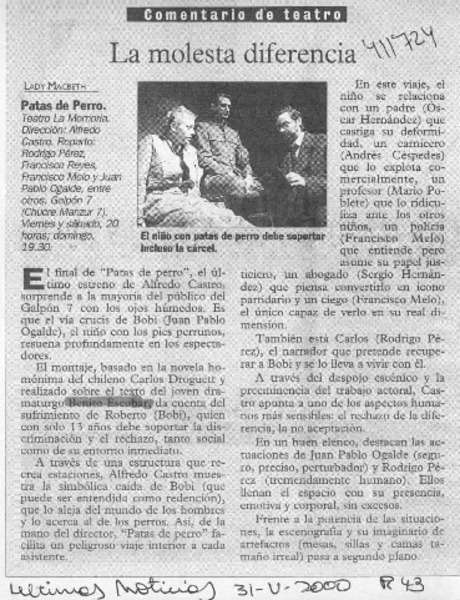 La molesta diferencia  [artículo] Lady Macbeth