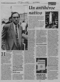 Un antihéroe nativo  [artículo] Camilo Marks.