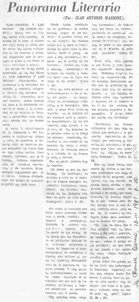 Los granos y las hojas