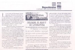 Coloane, el mar y su literatura