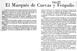 El Marqués de Cuevas y Feópolis