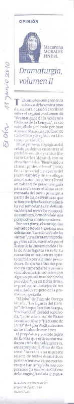 Dramaturgia volumen 2