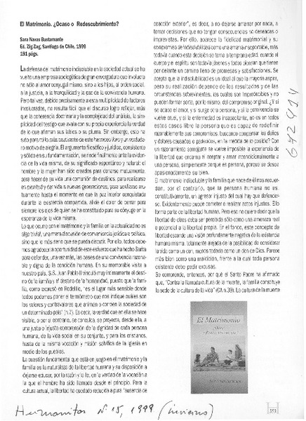 El matrimonio, ¿ocaso o redescubrimiento?