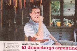 El dramaturgo argentino más cool aterriza en Chile