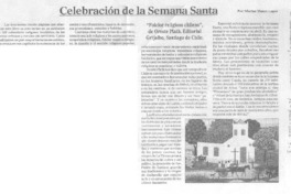 Celebración de la Semana Santa