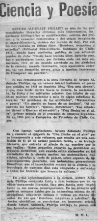 Ciencia y poesía