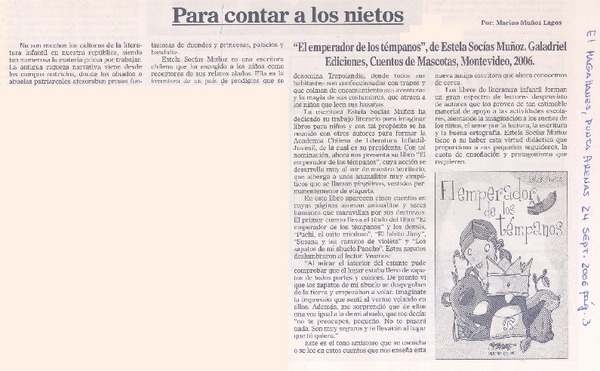 Para contar a los nietos