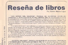 "Poesía chilena contemporánea"