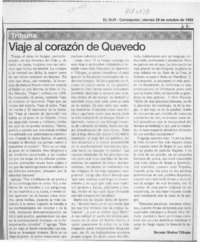 Viaje al corazón de Quevedo  [artículo] Hernán Muñoz Villegas.