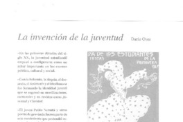 La invención de la juventud  [artículo] Darío Oses.
