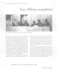 Las obras completas de un poeta inagotable  [artículo] Dario Oses