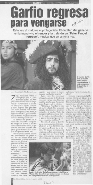 Garfio regresa para vengarse