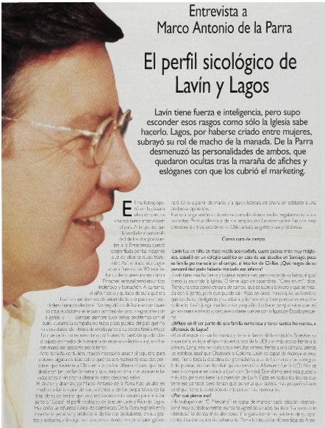 El perfíl sicológico de Lavín y Lagos