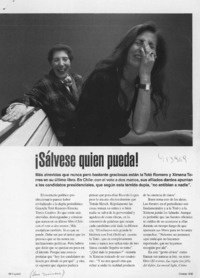 Sálvese quien pueda!  [artículo] P. D.