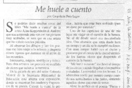 Me huele a cuento
