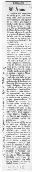 80 años  [artículo] Personne.
