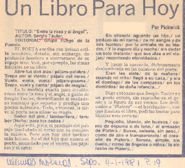 Entre la rosa y el ángel"