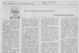 Don Tobías recoge los pasos