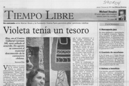 Violeta tenía un tesoro