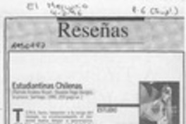 Estudiantinas chilenas  [artículo] Hernán Poblete Varas.