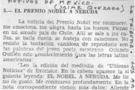 El Premio Nobel de Neruda