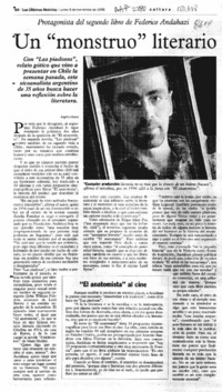 Un "monstruo" literario  [artículo] Angélica Rivera.